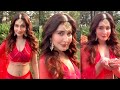 Actress Rashi Khanna Looking Gorgeous In Red Dress Rashi Khanna Diwali Special Video News Buzz