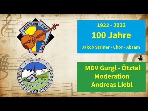 MGV Gurgl bei der 100-Jahr Feier des Jakob-Stainer Chors in Absam