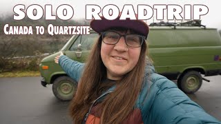 Roadtrip Grocery Haul & Mail on the Road || Solo Female Roadtrip Canada to RTR Quartzsite