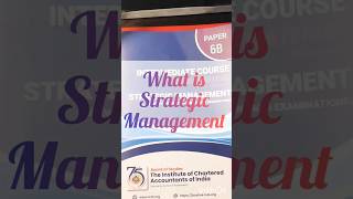 Day 1 of 21-Day Challenge 📚 | Strategic Management – CA INTER  #CAInter #StrategicManagement #icai