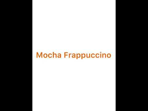 How to Make Mocha Frappuccino at home