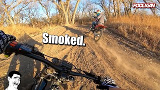 Sur-Ron X at the Motocross Track | Cased a Double!