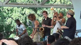 Trombone Shorty & Orleans Avenue - New Orleans fanfare style @Paris Jazz Festival 2013