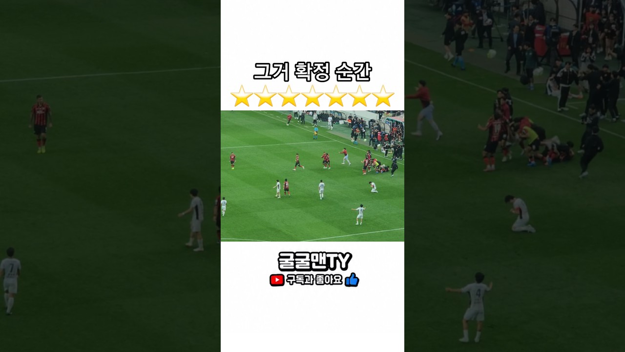 26시즌 FC서울 우승 확정!???? #fc서울 #k리그 #축구 #shorts