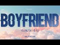 YEONJUN Boyfriend Lyrics 연준 Boyfriend 가사 Han Rom Eng