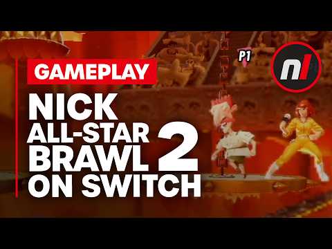 Nickelodeon All-Star Brawl 2 Doesn't Run Well on Nintendo Switch - Gameplay