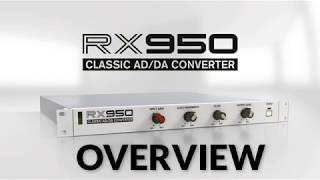 Video thumbnail for RX950 Classic AD/DA Converter Plugin By (Mathieu Demange) Overview by Machine City Audio