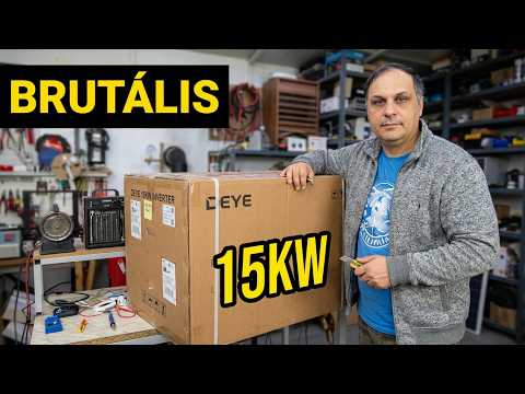 Deye SUN-15K-SG05LP3-EU-SM2 — распаковка трёхфазного 15 кВт инвертора