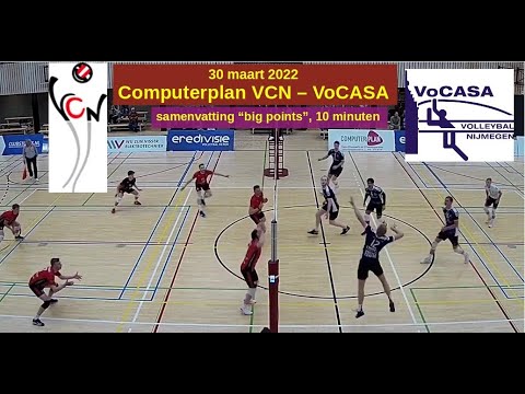 2022-03-30 VCN - VoCASA (samenvatting, 10 min) Eredivisie Heren Volleybal