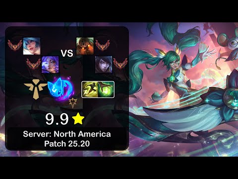 Sona Support + Yunara vs Nautilus + Aphelios - NA GrandMaster - Patch 25.20