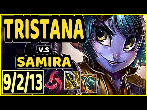 TRISTANA vs SAMIRA - 9/2/13 KDA BOTTOM ADC GAMEPLAY - EUW Ranked MASTER