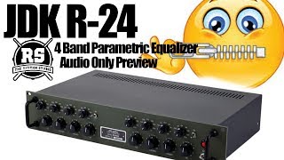 Video thumbnail for JDK Audio R24 4-Band Parametric Equalizer Audio Only Preview NO TALKING! by Warren Henry (Drummer Composer)