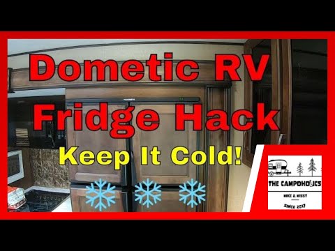 Dometic RV Fridge Hack - Keep It Cold! RV Fridge Hack❄