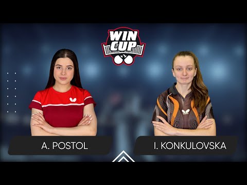 09:30 Anastasiia Postol - Iryna Konkulovska 01.11.2025 WINCUP Women Master. TABLE 1