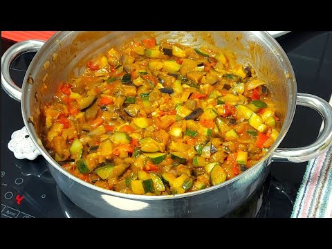 PISTO SENCILLO🥫DE CALABACÍN Y BERENJENA 🥒🍆 // BEATRIZ COCINA