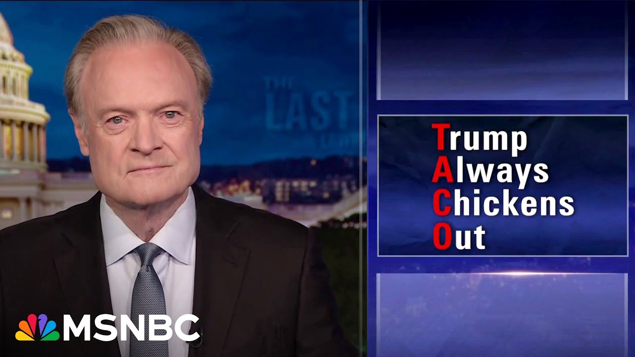 Lawrence: Trump, the stupidest and most cowardly president in American history, backed down again
