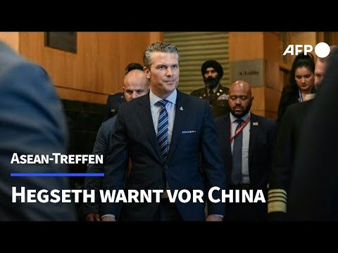 Hegseth warnt vor "territorialen Ansprüchen" Chinas | AFP