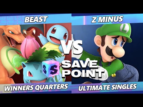 Save Point 2 Winners Quarters - Beast (Pokémon Trainer) Vs. Z minus (Luigi) SSBU Ultimate