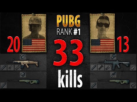 PUBG Rank 1 - chocoTaco & just9n 33 kills [NA] DUO FPP - 2x Ghillie AWM Suppressed