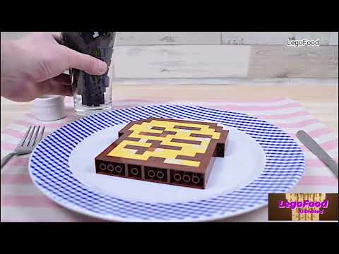 Lego French Toast - Lego Life / Stop Motion Cooking & ASMR