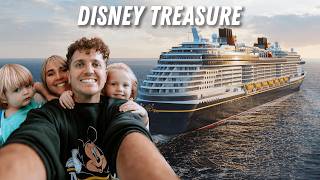 We Boarded the Disney Treasure (BRAND NEW DISNEY CRUISE SHIP)
