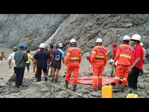 Mehr als hundert Tote bei Erdrutsch in Jade-Mine in Myanmar | AFP