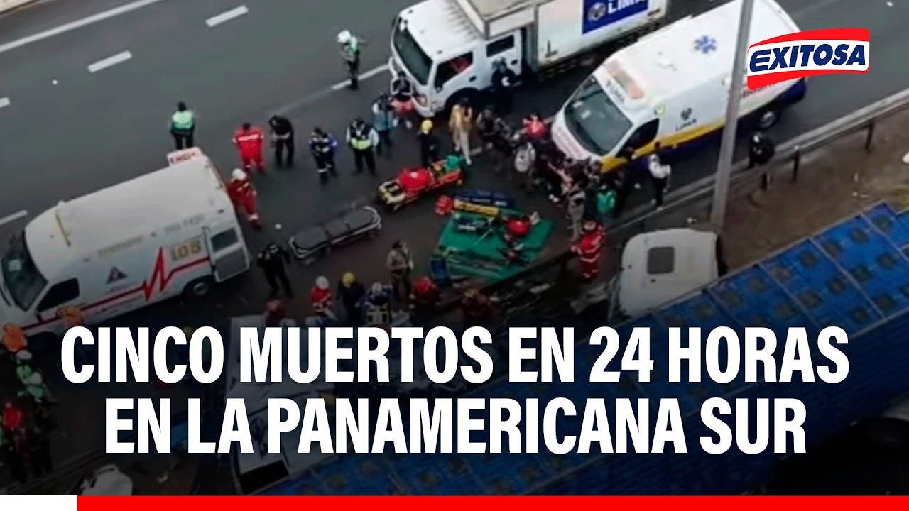 🔴🔵 Cinco muertos en 24 horas en la Panamericana Sur: ¿Quién frena a los colectivos informales?