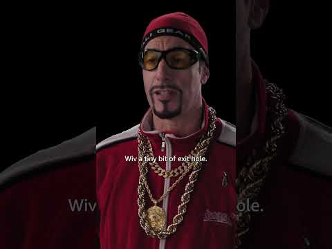 We asked Ali G to read a standard content disclaimer. He had notes.