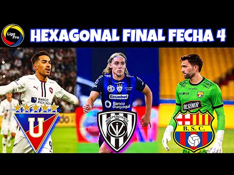 Calendar DATE 4 of the Final Hexagonal of the LigaPro 2025 / Ecuadorian Championship 2025