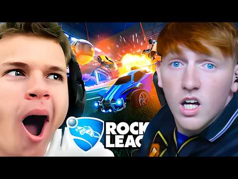 Angryginge carries Jynxzi to Platinum in Rocket League!