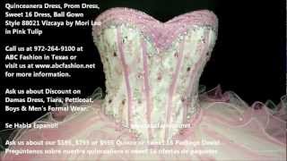 88021 Vizcaya by Mori Lee Pink Tulip Quinceanera Dress, Prom Dress by www.abcfashion.net