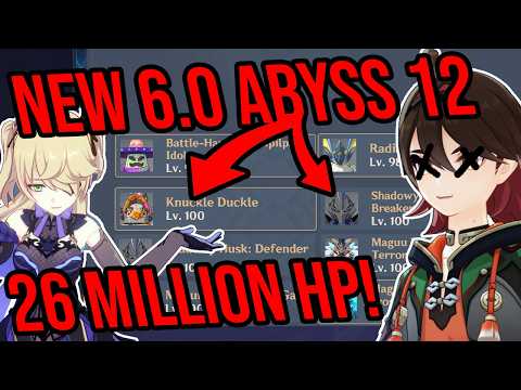 NEW Abyss 12 is RIDICULOUS 💀 4 Star Only Clear and Speedrun - Genshin Impact 6.0