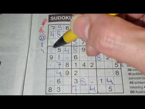 Let's start the countdown, 4 days. (#3889) Medium Sudoku puzzle 12-27-2021 (No Additional today)