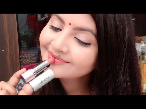 Colorbar glitter me all moonwalker lipstick review and demo| lipstick for summers | RARA Video