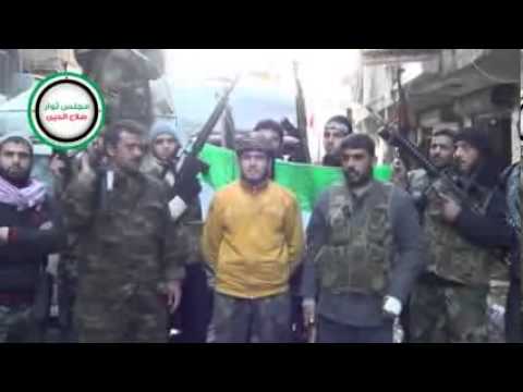 تأمين انشقاق زياد محمد أحمد من الفوج 47 قوات خاصة من قبل سرية الشهيد  أحمد كنج التابعة إلى كتيبة الظاهر بيبرس في حلب