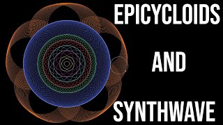 Nested Powers of 2 Epicycloids (synthwave enumeration)
