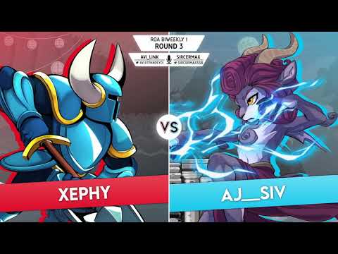 RoA Biweekly 1 - aj__siv (Absa) vs XephY (Shovel Knight)