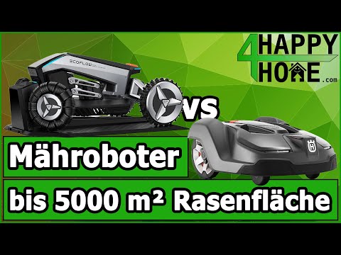 The 2 best robotic mowers up to 5000 m² lawn area comparison 2023