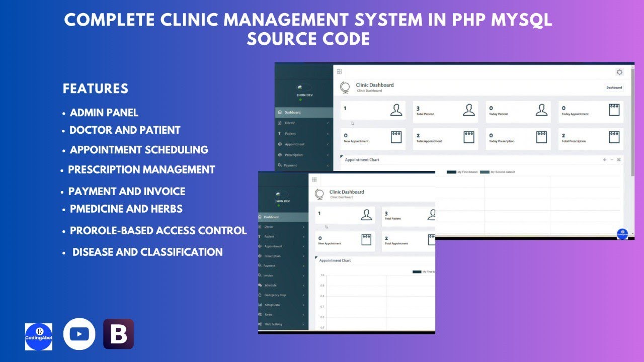 Complete Clinic Management System in PHP and MySQL Source Code