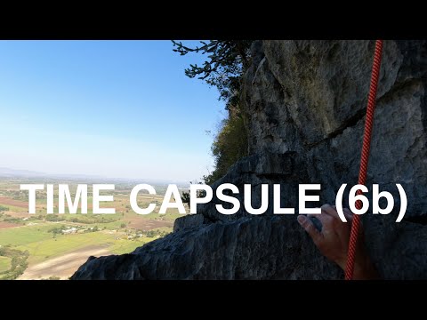 Time Capsule (6b) 5 Pitches - Rock Climbing in Thailand, Lopburi, Sukhumvit (Red Wall)