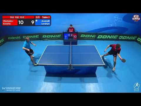 11:00 Vladyslav Kaluhin 3 - 0 Anatolii Levshyn West 1 WIN CUP 01.12.2022 | TABLE TENNIS WINCUP