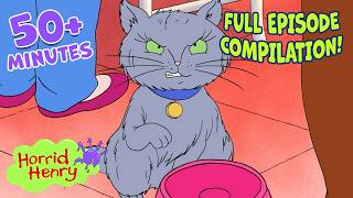 A Day in the Life of Fluffy | Season 4 Clip Compilation | Horrid Henry | 50+ MINS