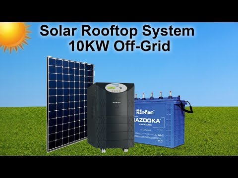 Solar Rooftop System | 10KW Off Grid