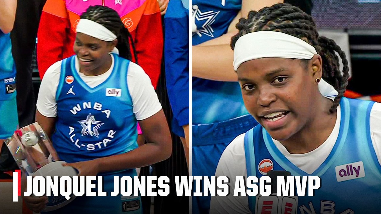 Liberty center Jonquel Jones wins WNBA All-Star Game MVP 🔥 | WNBA on ESPN