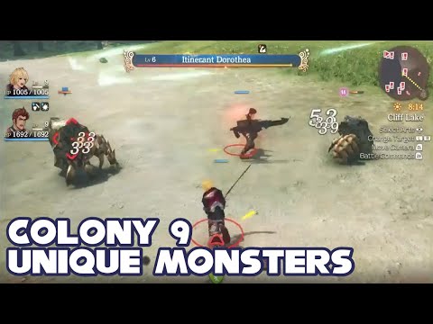 All Colony 9 Unique Monsters & Locations - Xenoblade Chronicles Definitive Edition