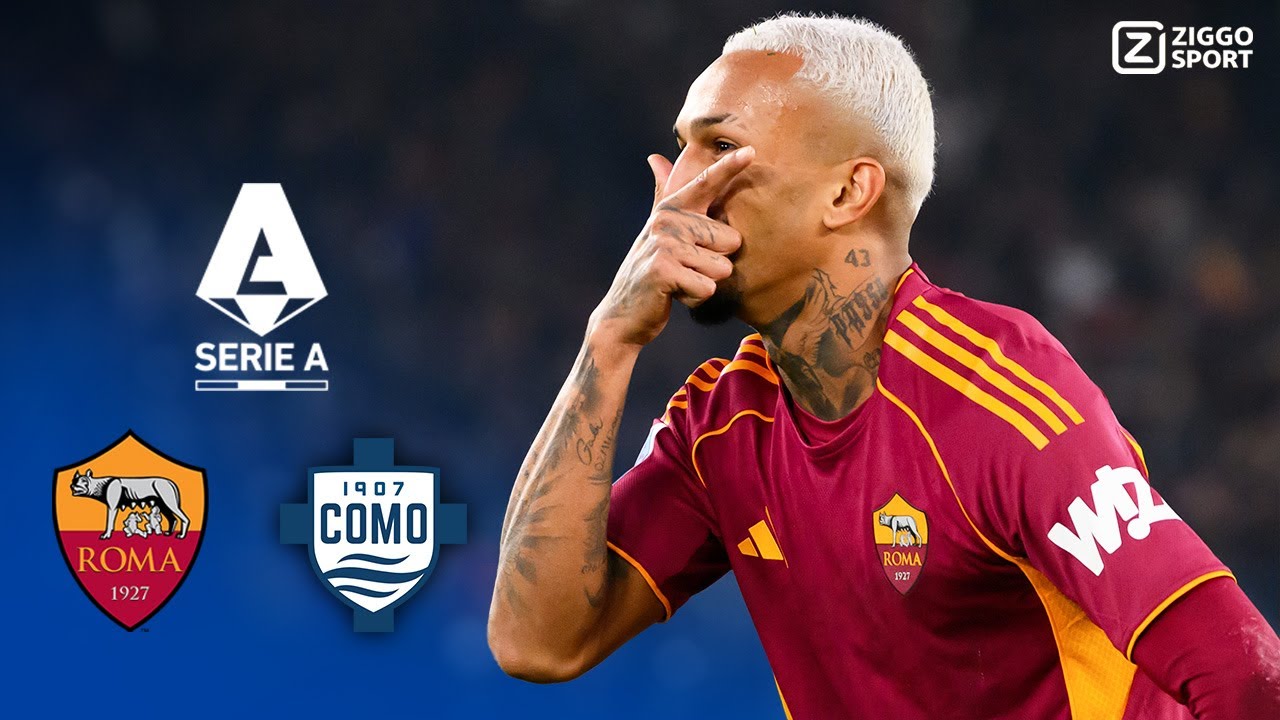 WESLEY SCHIET DE VOORZET VAN RENSCH HEERLIJK BINNEN!! 😍🔥 | AS Roma vs Como | Serie A 2025/26