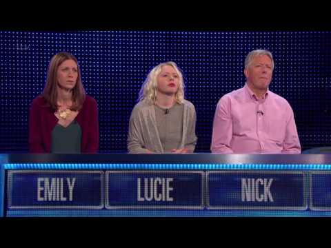 Will Gets His Women's Record Question Wrong - The Chase