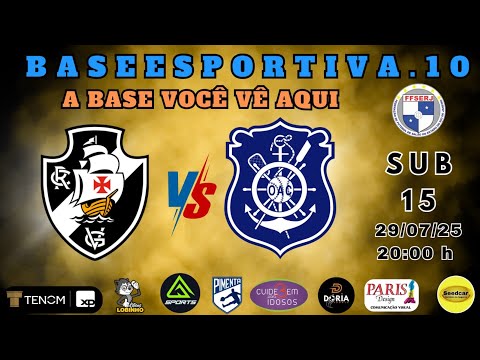VASCO  X OLARIA A.C  SUB - 15 SEMIFINAL JOGO DA VOLTA CAMPEONATO CARIOCA DE FUTSAL FFSERJ  29/07/25