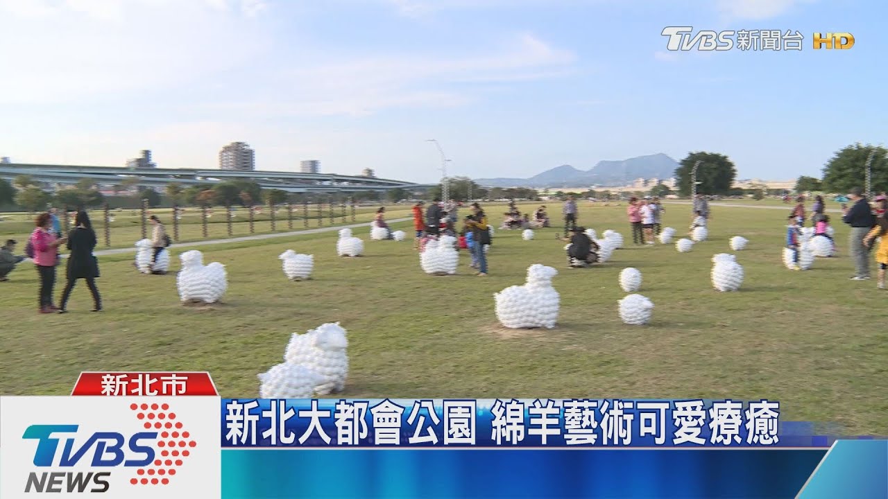 新北大都會公園 綿羊藝術可愛療癒