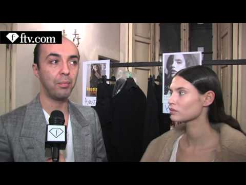 FRANCESCO SCOGNAMIGLIO - DESIGNER AT WORK - MILAN F/W 10-11